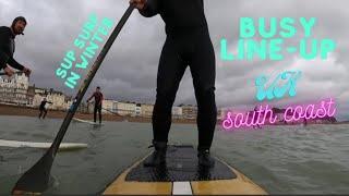 Can you surf on the South Coast? SUP Surfing UK. Neptune. Surf Hastings.