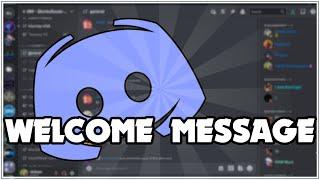 How to make a welcome message - Discord.js 2022