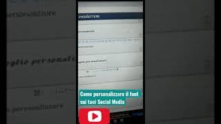 Come modificare il font di scrittura sui Social Media