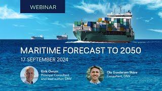 Webinar: An update on shipping’s decarbonization journey - Maritime Forecast to 2050