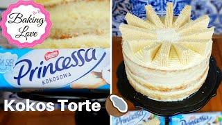 Ein wahr gewordener Kokos-Traum Princessa Kokos Torte Raffaello Torte