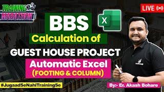 Calculate Bar Bending Schedule of Footing and Column | Automatic Excel For Footing and Column