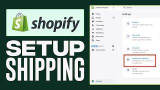 How To Setup Shipping Settings In Your Store (2024) Shopify Shipping Rates Tutorial