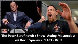 American Reacts to The Peter Serafinowicz Show - Acting Masterclass with Kevin Spacey REACTION