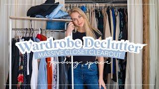 Wardrobe Declutter & Organization 2022 | Huge Closet Clear Out