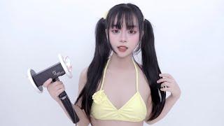 晓美 Xiao Mei ASMR  舔耳口腔音喘息 Ear Licking  Licking And Eating Ear Licking