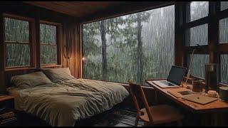 Late Night Rain for a Cozy Bedroom Retreat | Rain Sounds ASMR