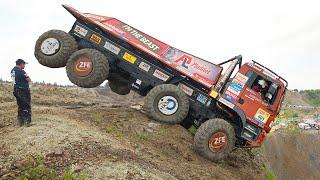 Extreme Hill Climb Stunts by Massive 8x8 Off-Road Truck