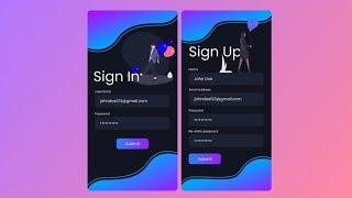 Designing a Sign Up/In Page | Figma