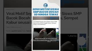 Motif Sepele Geng Motor Siswa SMP Sukabumi Bacok Bocah SD hingga Tewas, Mau Cari Lawan saat Konvoi