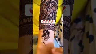 Simple Henna Designs | Almas Beauty Salon #viral #eyemakeup #hennna