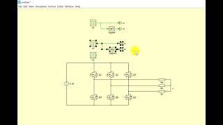 Three phase inverter simulation in Plexim Plecs | Lab 12 | Power electronics using Plecs.