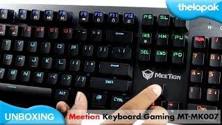 Meetion Keyboard Gaming Basic Mechanical MT-MK007 - UNBOXING