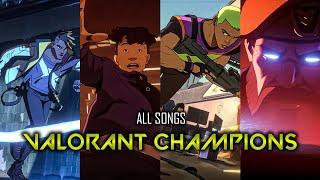 ALL VALORANT CHAMPIONS SONGS (2021 - 2024)
