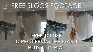 FREE SLOG2 FOOTAGE | DIRECT FROM THE CARD | PLUS TUTORIAL HOW I COLOR GRADE