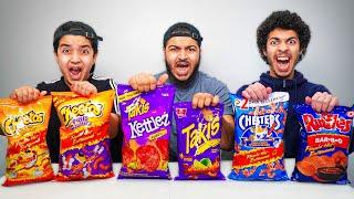 Last To Stop Eating Flamin Hot Chips Wins $10,000 (TAKIS, CHEETOS, AND MORE!)