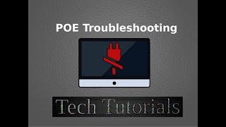 POE troubleshooting | Power Over Ethernet