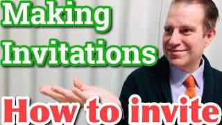 How to Invite & Accept/Decline an Invitation in American English