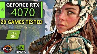 RTX 4070 Test in 20 Games in 2024 (1440p)