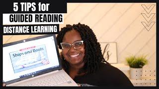 5 TIPS FOR Distance Learning GUIDED READING|Online learning|How to teach reading|The Helpful Teacher