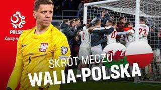 BARAŻE EL. ME 2024: Skrót meczu 󠁧󠁢󠁷󠁬󠁳󠁿 Walia - Polska 