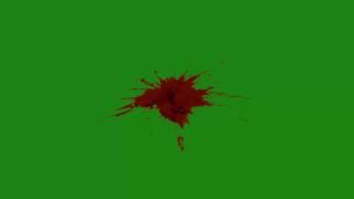 Green Screen HD - Blood Hit chroma key