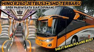 DIJUAL BUS HINO R260 TAHUN 2019 SPEK PARIWISATA MULAI 545JT SAJA !!!