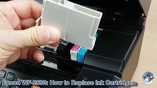 Epson WorkForce WF-2630: How to Change/Replace Ink Cartridges