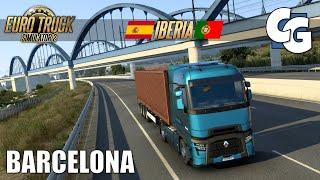Entering Spain - Iberia DLC Early Access Preview - ETS2 Vanilla (No Mods)