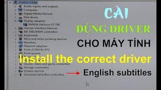 Hướng dẫn cài đúng driver cạc màn hình | Install correct video card driver | Kiến Thức Máy Tính 24H