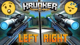 Trickshotting LEFT HANDED In KRUNKER! (UPDATE!)