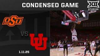 Oklahoma State vs. Utah Condensed Game | 2024-25 Big 12 Men's Basketball