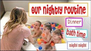 NiGHT TIME ROUTINE WITH 6 KIDS 6 AND UNDER