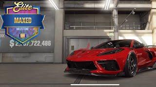 【CSR2】2020 Corvette Stingray (T5/elite 35), shift & tune for 6.91x