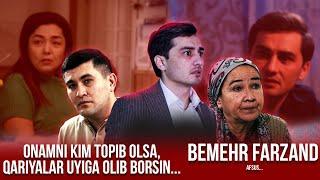 Bemehr farzand | Onamni kim topib olsa, qariyalar uyiga olib borsin | IBRAT telenovellasi | Afsus