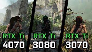 RTX 4070 Ti vs RTX 3080 Ti vs RTX 3070 Ti 10 Games tested at 1440p | 4K