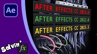 Downgrade After Effects (or any Adobe product)