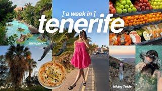 tenerife travel vlog ‍️ snorkeling, beach days, kayaking, Siam park, Loro parque, Teide 