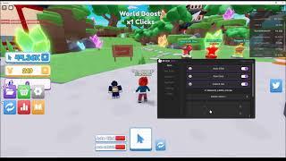 Roblox Anime Clicker Simulator Script (AutoClick, FastClick, AutoRebirth)