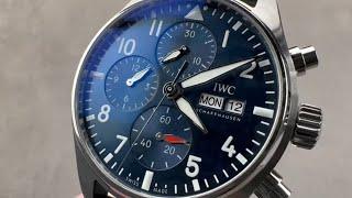 IWC Pilot's Watch Chronograph 41mm Review | IW3881-01 | Blue Dial Classic