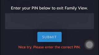 Steam Forgot Family Pin - How to reset in 2 minutes (Disable Steam Family View Pin)