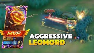 AGGRESSIVE LEOMORD VS YUZONG!! (Intense match) - mobile legends