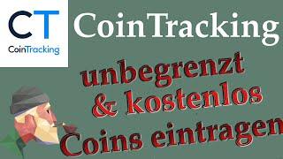 CoinTracking - unbegrenzt & kostenlos Coins eintragen!!