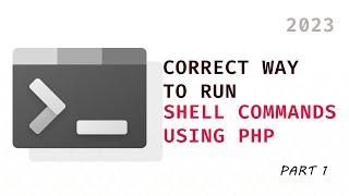 Run shell commands asynchronously with PHP (Laravel) - Part 1 - Introduction