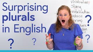 I HATE English! Surprising plurals and singulars 