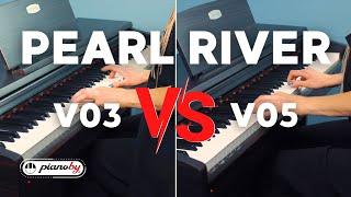 Сравнение звучания цифровых пианино  Pearl River V03 VS Pearl River V05