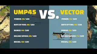 How to choose weapons in PUBG Mobile - UMP45 vs Vector (analysis/guide/tutorial)