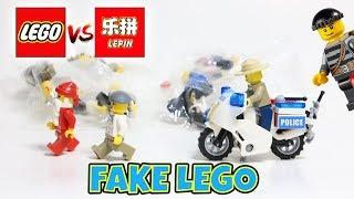 HOW TO SPOT FAKE LEGO MINIFIGURES - LEGO vs LEPIN