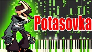 Potasovka - FNF Tabi Boss Rush MIDI (Auditory Illusion) | Potasovka Piano sound