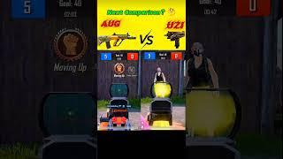 Aug A3 vs Uzi Comparison in PUBG Mobile #beats #pubgmobile #bgmi #mobilegame #gaming #viralvideo